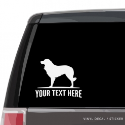 Estrela Mountain Dog Car Window Decal