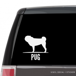 Pug Custom Decal