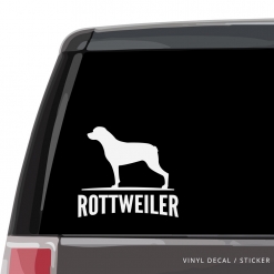 Rottweiler Custom Decal