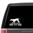 German Shorthaired Pointer Car Window Decal
