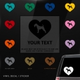 Airedale Terrier Heart Sticker