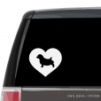 Norfolk Terrier Heart Custom Decal
