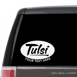 Tulsi Gabbard Custom (or not) Car Window Decal