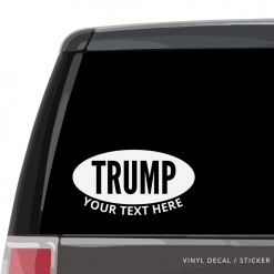 Donald Trump Custom (or not) Car Window Decal