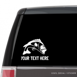 Largemouth Bass Custom (or not) Car Window Decal