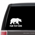 Bear Custom (or not) Car Window Decal