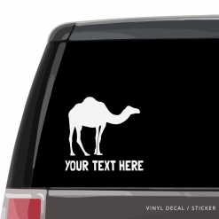 Camel Custom (or not) Car Window Decal