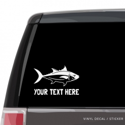Bluefin Tuna Custom (or not) Car Window Decal
