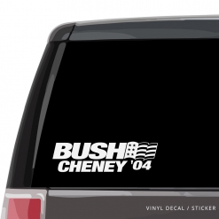 Bush Cheney Car Window Decal