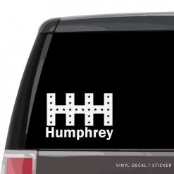 Humphrey Car Window Decal