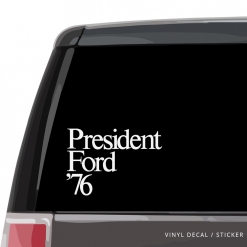 Gerald Ford Car Window Decal