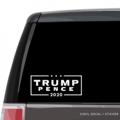 Trump Pence 2020 Car Window Decal