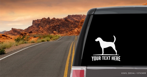 American Foxhound Sticker
