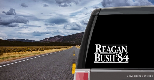 Reagan Bush 1984 Vinyl Decal