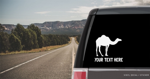 Camel Personalized (or not) Sticker