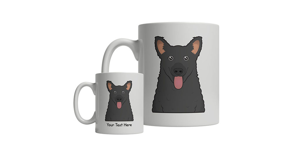 Mudi Dog Cartoon Coffee Mug Custom Gifts Etc.