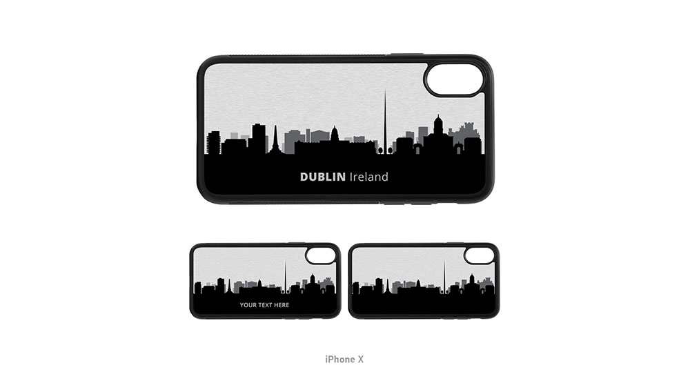 Dublin Ireland Skyline iPhone Case 12, SE, 11, 10, X, 8, 7, 6, 5