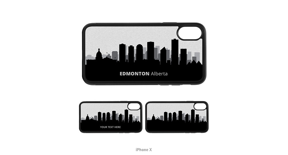 Edmonton Alberta Skyline iPhone Case 12, SE, 11, 10, X, 8, 7, 6, 5