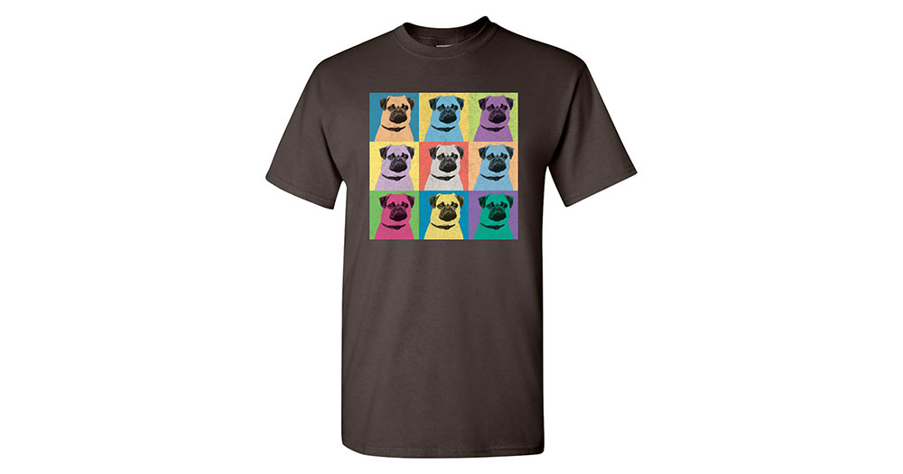 T-shirt Pop Art Vintage Lois Pour Beefeater – Coton Bleu, Taille L (fits Petit)