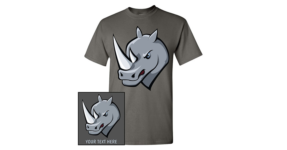 Angry Rhinoceros T-Shirt / Tee | Custom Gifts Etc.