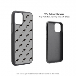 Whale Silhouettes iPhone 11 Case