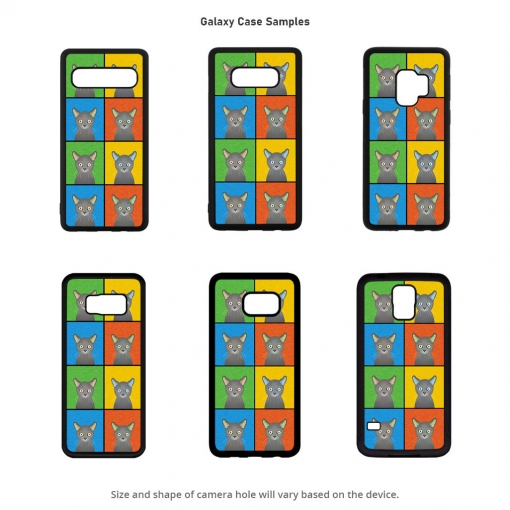 Russian Blue Galaxy Cases