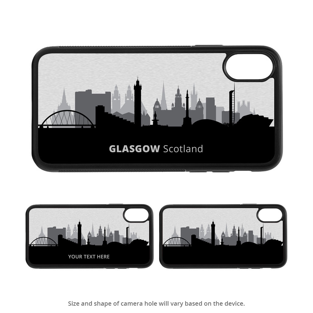 Glasgow Scotland Skyline iPhone Case | 12, SE, 11, 10, X, 8, 7, 6, 5